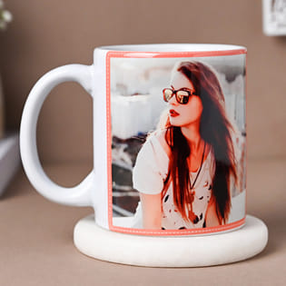 Personalised April Photo Mug